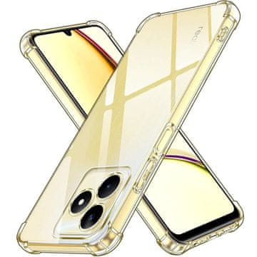 Overboard Ovitek za Realme Note 50, odporen proti padcem, prozoren
