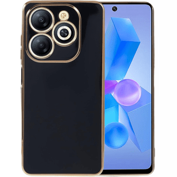 GS Ovitek za Infinix Hot 40i, Glamour CamShield, črn