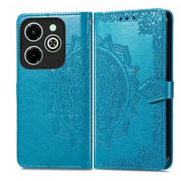 GS Preklopni ovitek za Infinix Hot 40i, Mandala, moder