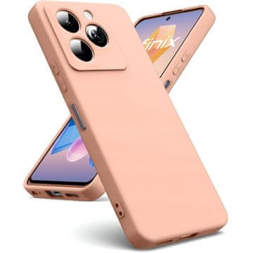 GS Ovitek za Infinix Hot 40i, Silikonski Lite, Roza