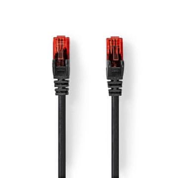 Nedis CAT6 Omrežni kabel | RJ45 moški | RJ45 moški | U/UTP | 20 m | Na prostem | Okrogla | PVC | Črna | Škatla