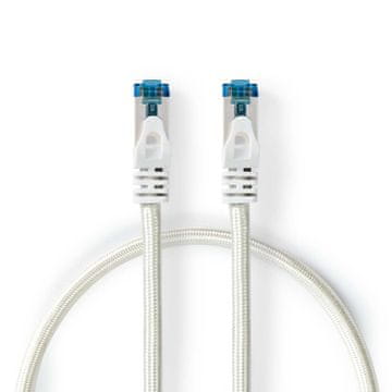 Nedis omrežni kabel CAT6a | S/FTP | RJ45 moški | RJ45 moški | 5,00 m | Brez oprijema | Okrogla | Pleten / PVC | Srebro | Škatla s pokritim oknom