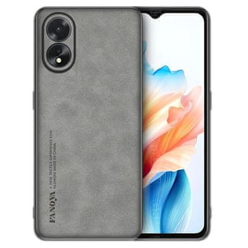 GS Ovitek za Oppo A38 / A18, ERBORD Business, s ploščico za avtomobilske nosilce, siv