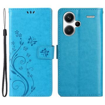 GS Ovitek za Xiaomi Redmi Note 13 Pro+, metuljček, moder