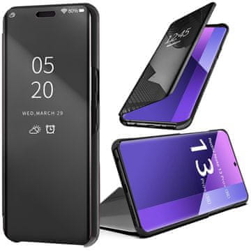 GS Ovitek za Xiaomi Redmi Note 13 Pro+, Clear View, črn