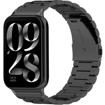 GS Jeklena zapestnica za Xiaomi Smart Band 8 Pro / Xiaomi Smart Band 9 Pro, črna