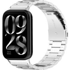 GS Jeklena zapestnica za Xiaomi Smart Band 8 Pro / Xiaomi Smart Band 9 Pro, srebrna
