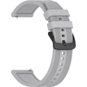 GS Univerzalni silikonski pašček 22 mm, siv