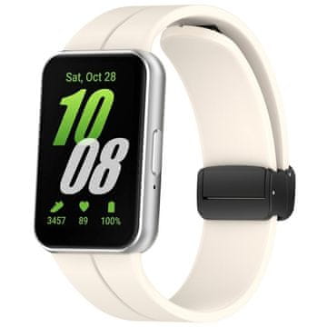 GS Silikonski pašček za Samsung Galaxy Fit 3, bež