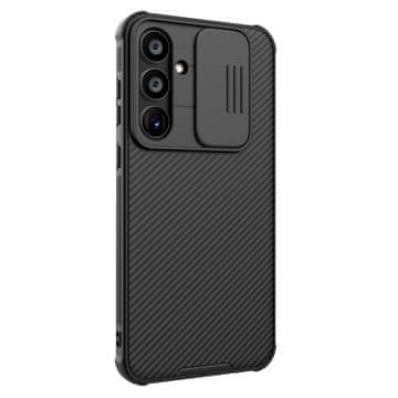 Nillkin Ovitek za Samsung Galaxy A55 5G, silikonski ovitek CamShield za MagSafe, črn