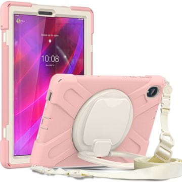 GS Otroški ovitek za Lenovo Tab M10 Plus 10.3 TB-X606F, oklepljen, roza