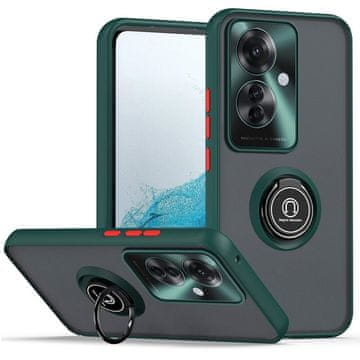 GS Ovitek za Oppo Reno 11F 5G, matiran obroč, zelen