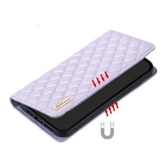 Ovitek s preklopom za Xiaomi Redmi Note 13 Pro 4G / Poco M6 Pro 4G, denarnica, barva BINFEN, vijolična