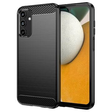 GS Ovitek za Samsung Galaxy A15 4G / 5G, karbonski, črn