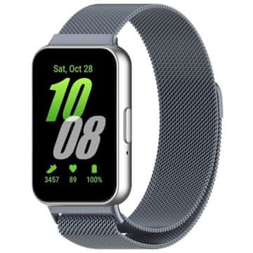 GS Milanska zapestnica za Samsung Galaxy Fit 3, siva
