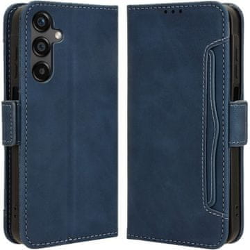 GS Preklopni ovitek za Samsung Galaxy M35, reža za kartico, temno moder