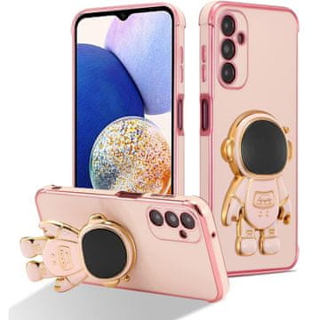 GS Ovitek za Samsung Galaxy M55 5G, Astronavt, roza