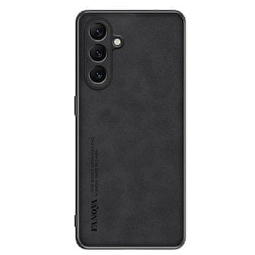 GS Ovitek za Samsung Galaxy M55 5G, ERBORD Business, s ploščico za avtomobilske nosilce, črn