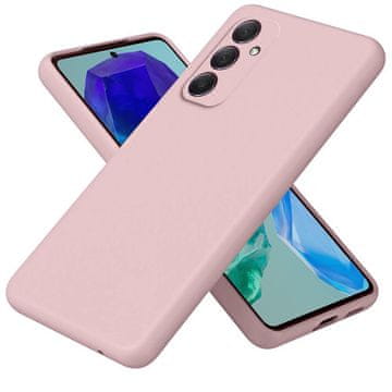 GS Ovitek za Samsung Galaxy M55 5G, Silikonski Lite, roza