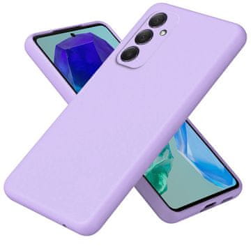 GS Ovitek za Samsung Galaxy M55 5G, Silikonski Lite, vijoličen