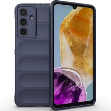 GS Ovitek za Samsung Galaxy M55 5G Gaming, odporen proti udarcem, mornarsko moder