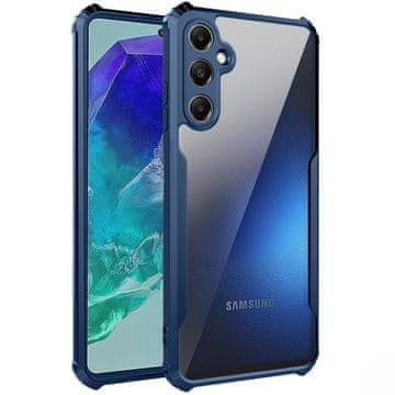 Overboard Ovitek za Samsung Galaxy M55 5G, hibridni z zaščito pred padci, moder