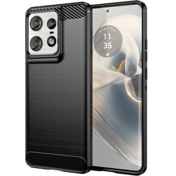 GS Ovitek za Motorola Edge 50 Pro, karbonski, črn