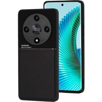 GS Ovitek za Honor Magic 6 Lite 5G, z magnetnim držalom, črn