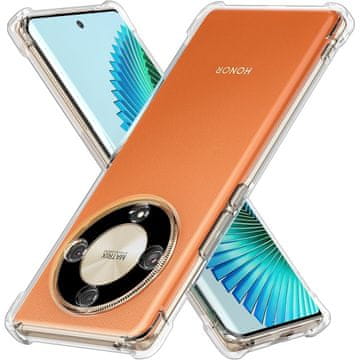 Overboard Ovitek za Honor Magic 6 Lite 5G, odporen proti padcem, prozoren