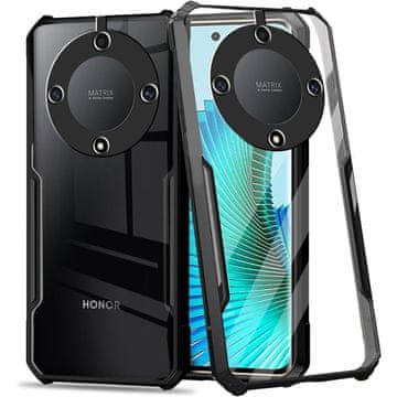 Overboard Ovitek za Honor Magic 6 Lite 5G, hibridni z zaščito pred padci, črn