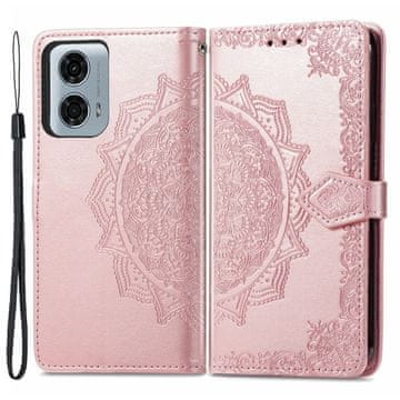 GS Ovitek za Motorola Moto G24 / G24 Power / G04, Mandala, roza