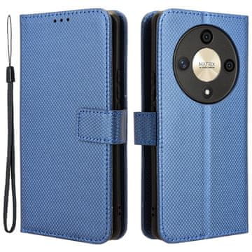 GS Honor Magic 6 Lite 5G preklopni ovitek, pametna denarnica z magnetom, moder