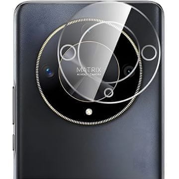 Overboard Kaljeno steklo za kamero za Honor Magic 6 Lite, prozorno