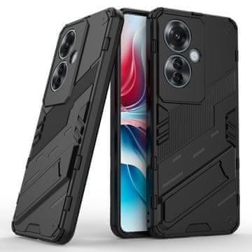GS Ovitek za Oppo Reno 11F 5G, vojaško stojalo, črn