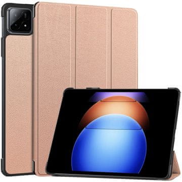 GS Ovitek za Xiaomi Pad 6S Pro 12.4, Smartcase, roza zlata