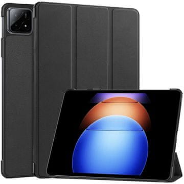 GS Ovitek za Xiaomi Pad 6S Pro 12.4, Smartcase, črn
