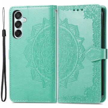 GS Ovitek za Samsung Galaxy M15 5G, Mandala, zelen
