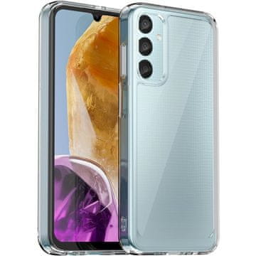 GS Ovitek za Samsung Galaxy M15 5G, Fusion Hybrid, prozoren