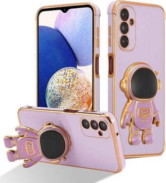 GS Ovitek za Samsung Galaxy M15 5G Astronaut, vijoličen