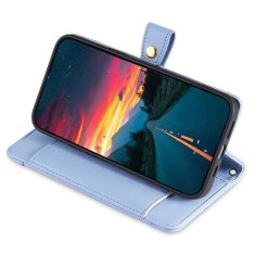 GS Realme 12 Pro 5G / 12 Pro+ 5G preklopni ovitek, denarnica z zadrgo in žepkom, moder