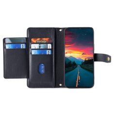 GS Realme 14 Pro 5G preklopni ovitek, denarnica z zadrgo, črn