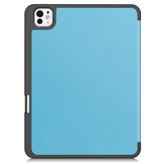 GS Ovitek za iPad Pro 11" M5 2025 / M4 2024 (6./5. generacija), Smartcase z držalom za pisalo, moder