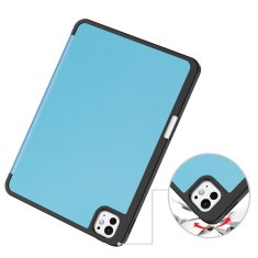 GS Ovitek za iPad Pro 11" M5 2025 / M4 2024 (6./5. generacija), Smartcase z držalom za pisalo, moder