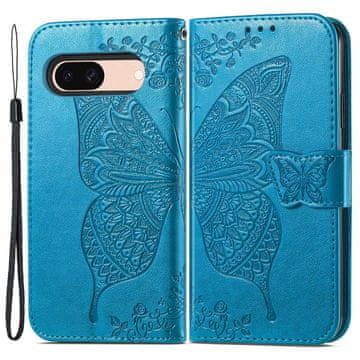 GS Ovitek za Google Pixel 8A, metulj, moder