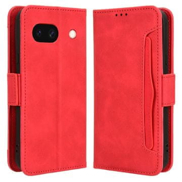 GS Ovitek za Google Pixel 8A, reža za kartico, rdeč