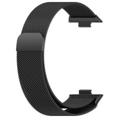GS Milanska zapestnica + ovitek 2 v 1 + kaljeno steklo za Huawei Watch Fit 3, črna