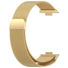 GS Milanska zapestnica + ovitek z zaščitnim ovitko za Huawei Watch Fit 4, zlata