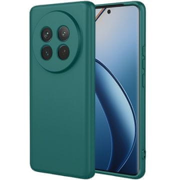 GS Ovitek za Realme 12, lahki silikonski ovitek, temno zelen