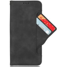 GS Realme 12 preklopni ovitek, reža za kartico, črna