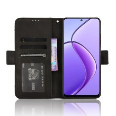 GS Realme 12 preklopni ovitek, reža za kartico, črna